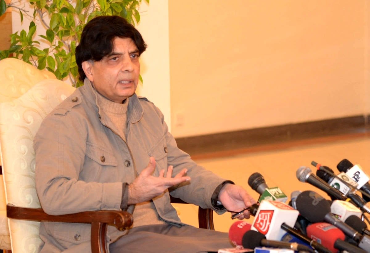 quot action will be taken against those madaris we have evidence are involved in militancy quot interior minister chaudhry nisar ali khan photo pid