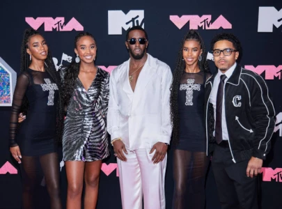 diddy receives family support on father s day