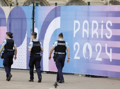 central paris locks down for olympics