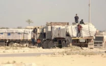 aid trucks roll into starving gaza aid trucks roll into starving gaza