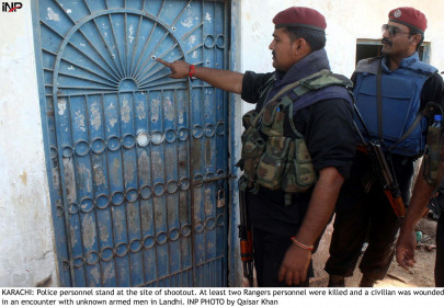 two rangers gunned down in encounter