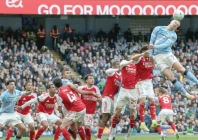manchester city beat arsenal 2 1 to take control of the premier league title race photo afp file