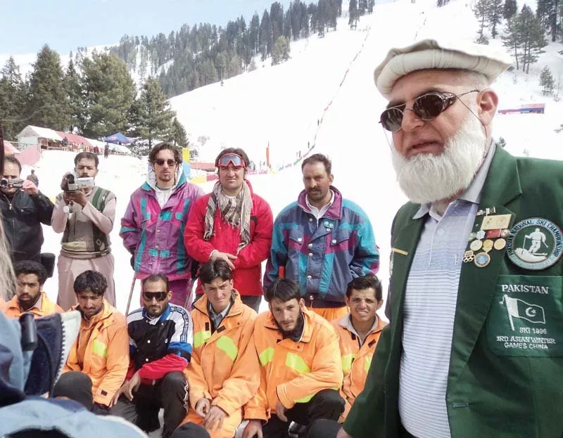 according to khan installing a new ski lift will provide much needed reprieve for skiers photo fazal khaliq express according to khan installing a new ski lift will provide much needed reprieve for skiers photo fazal khaliq express