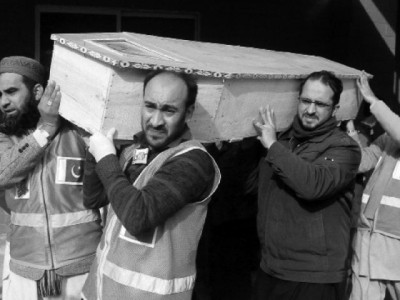 bodies of miners reach their villages