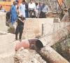 kmc s bid to replace waterline leaves karachi residents without water kmc s bid to replace waterline leaves karachi residents without water
