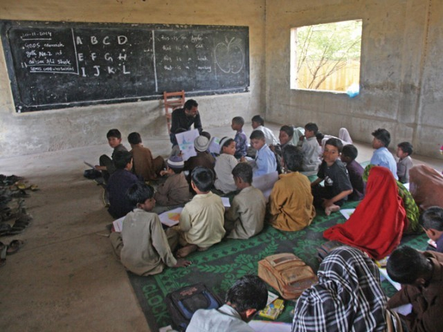 an estimated 52 of children in sindh are still out of school photo file