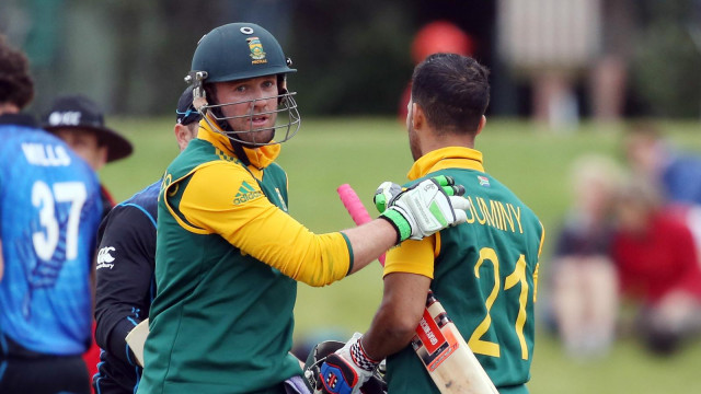 ab de villiers will lead the side in the 2015 world cup photo afp ab de villiers will lead the side in the 2015 world cup photo afp