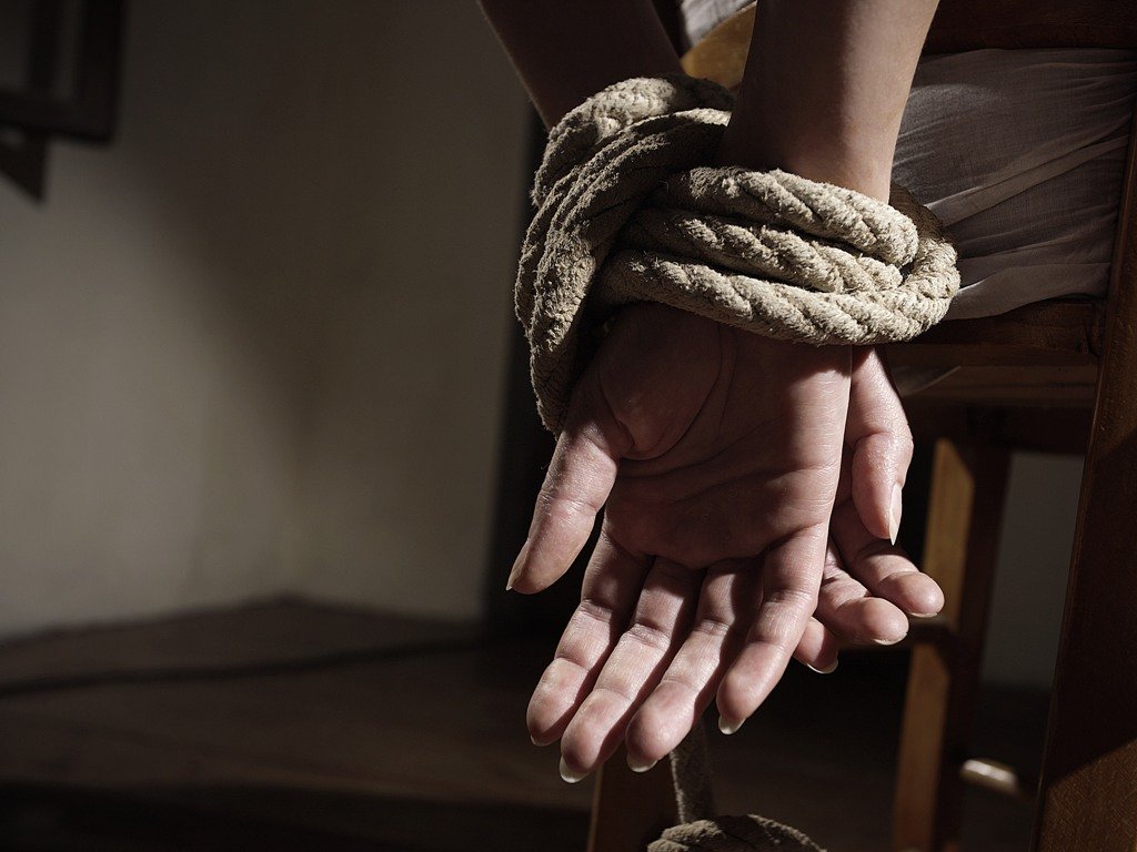 a complainant went to the police saying his 18 year old daughter was kidnapped by unidentified men from jhangi syedan area on january 3 stock image