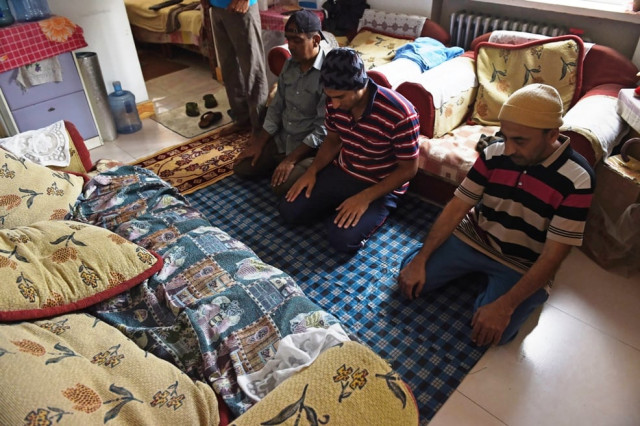 qari zahid saleem a member of the peace committee said they were trying to solve the issue amicably photo afp qari zahid saleem a member of the peace committee said they were trying to solve the issue amicably photo afp