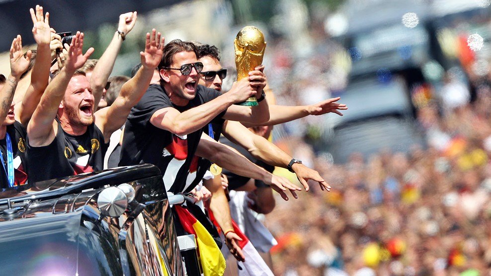 file picture of german team celebrating their world cup victory photo afp