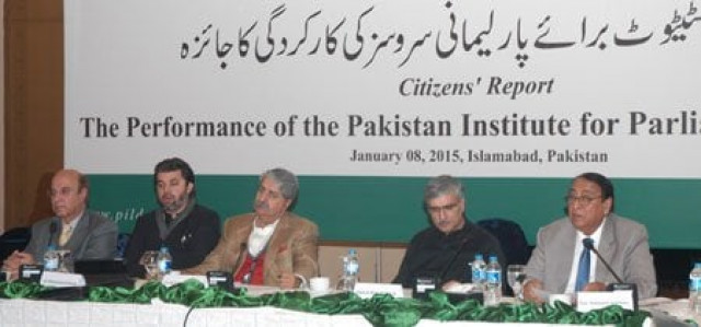 pakistan people s party mna naveed qamar a board member of pips said the institute and the legislators were not on the same page photo pildat