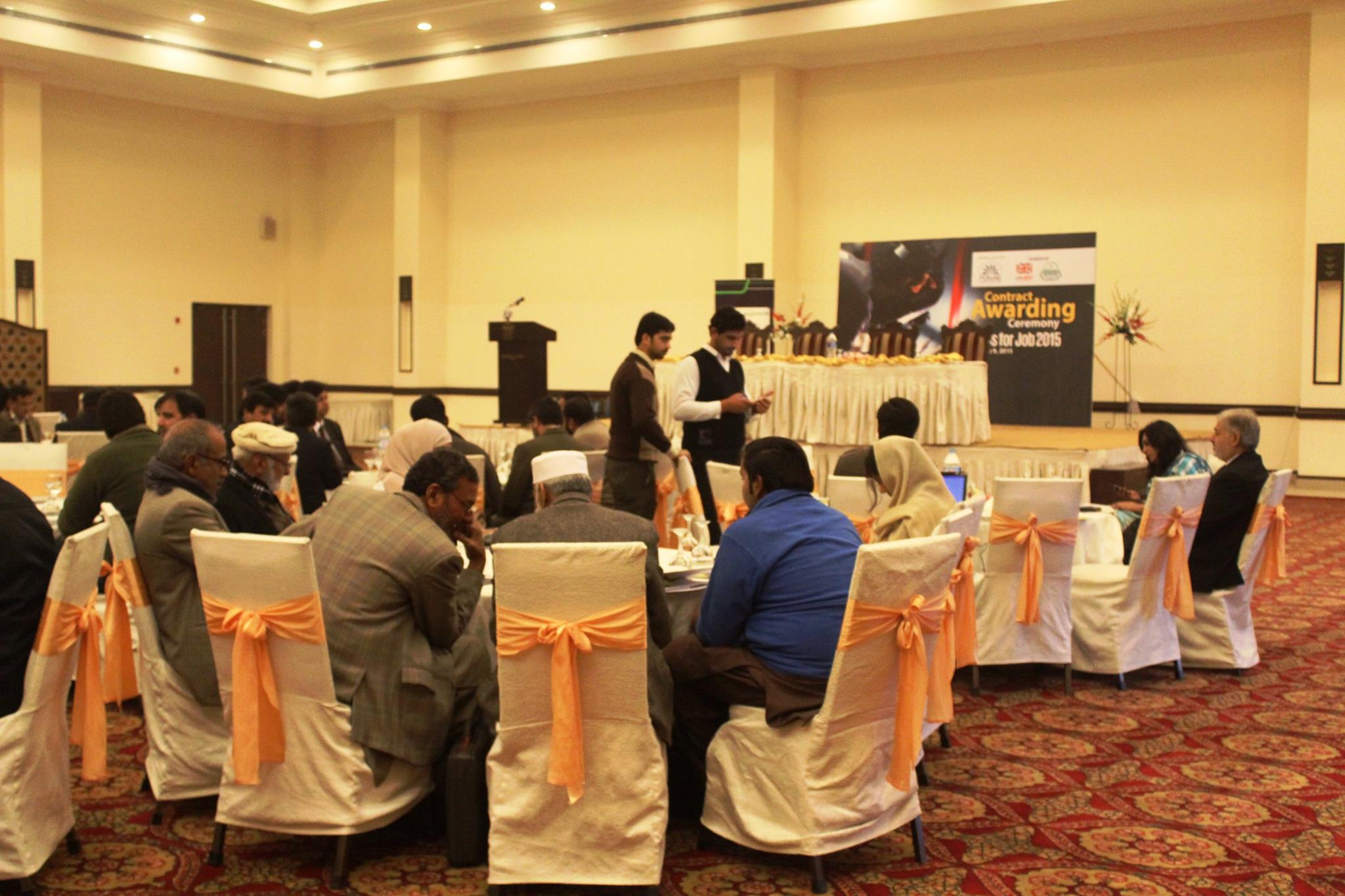 contracts of worth rs800 million were awarded to 52 training service providers in a launching ceremony here at a local hotel photo psdf