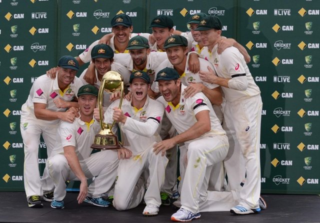 the australians took the series 2 0 but plucky india held on for a second successive draw over five days in the final test at the sydney cricket ground photo afp