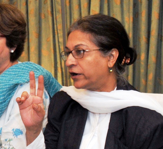 a file photo of asma jehangir human rights activist photo express