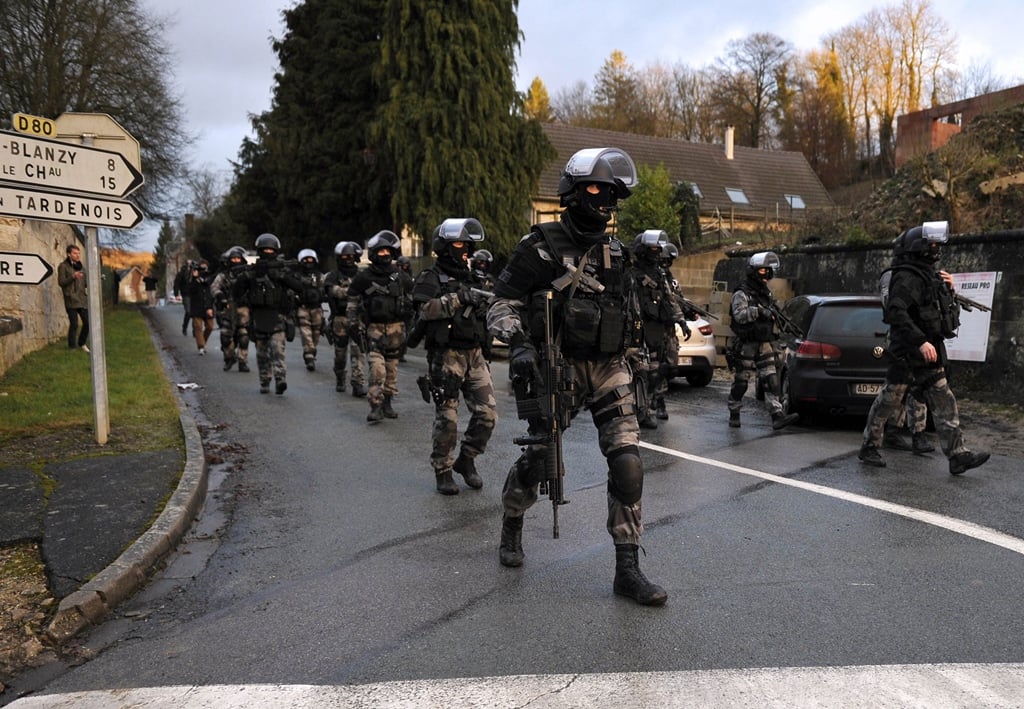 members of the gipn and raid french police special forces photo afp