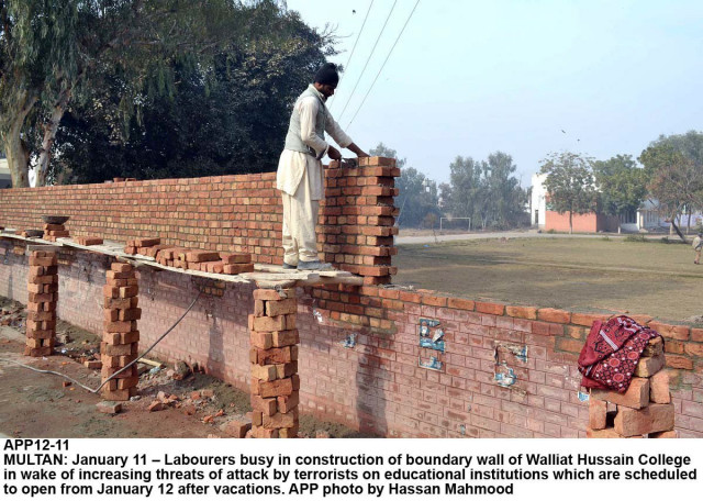 edo shamsher khan aid the district government had also approved provision of weapons licenses to private schools if they applied for it photo app