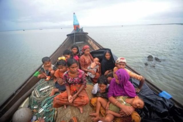 a file photo of rohingya refugees using boats to flee religious violence in myanmar photo afp