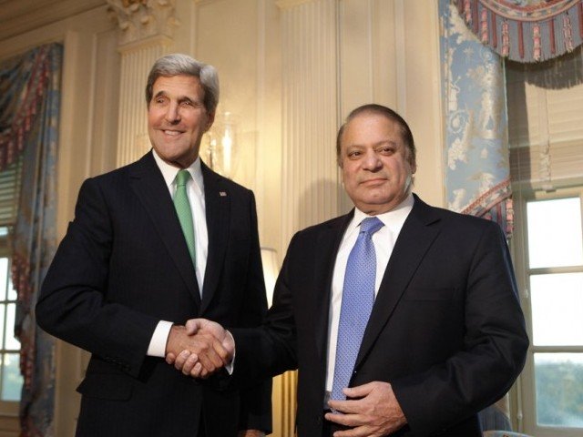 us secretary of state john kerry and prime minister nawaz sharif photo reuters