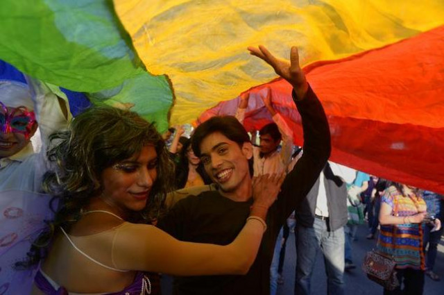 in this file photo members and supporters of the indian lgbt community march during a gay pride parade in new delhi on november 30 2014 photo afp in this file photo members and supporters of the indian lgbt community march during a gay pride parade in new delhi on november 30 2014 photo afp