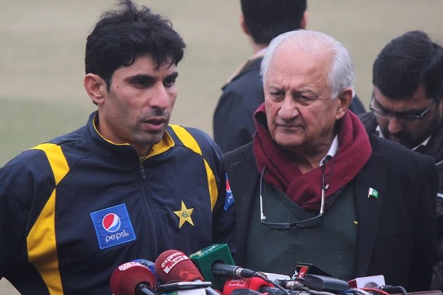 no complacency according to the skipper the retirement has given him extra motivation to give his best at the world cup contrary to the general perception that there will be no pressure on misbah to perform photo shafiq malik express