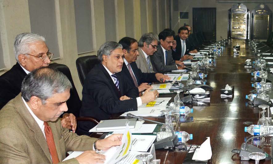 finance minister ishaq dar chairing a meeting to review progress on the aviation policy photo pid