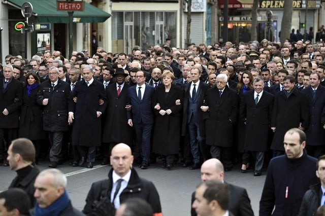heads of state take part in a unity rally quot marche republicaine quot on january 11 2015 in paris photo afp heads of state take part in a unity rally quot marche republicaine quot on january 11 2015 in paris photo afp