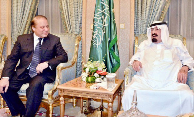 the prime minister in a meeting with saudi king abdullah bin abdulaziz al saud photo app