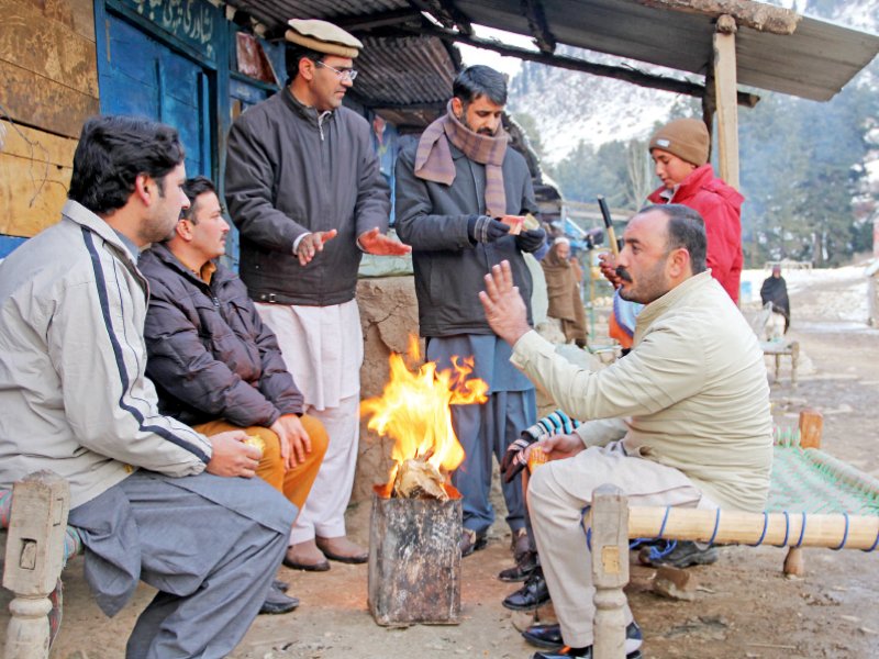 the people of swat say gas has been near to non existent since the onset of winter photo fazal khaliq express