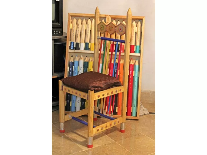 taking cue from his success in the jewellery he made using pencils bilal asif has now produced a collection of furniture with the same medium photo aysha saleem express taking cue from his success in the jewellery he made using pencils bilal asif has now produced a collection of furniture with the same medium photo aysha saleem express