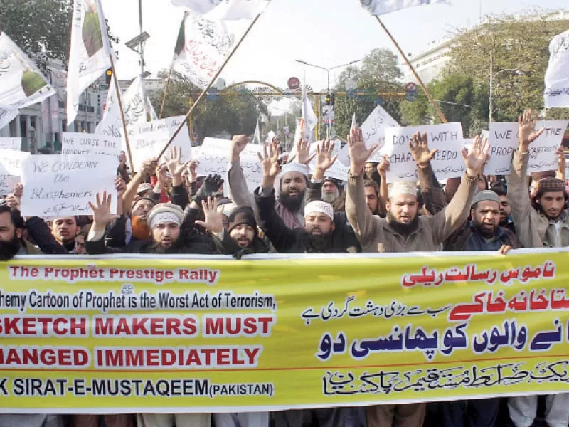 members of various religious organisation held a rally in support of the attack on charlie hebdo photo abid nawaz express members of various religious organisation held a rally in support of the attack on charlie hebdo photo abid nawaz express