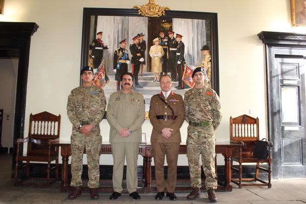 chief of army staff general raheel sharif at sandhurst military academy photo maj gen asim bajwa twitter
