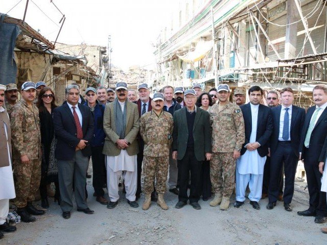 this was the first time that diplomats and representatives of un agencies were taken to north waziristan photo ispr