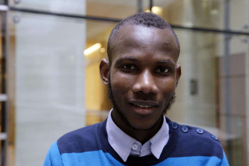 the 24 year old muslim hero who hails from mali was awarded with french nationality on thursday photo afp