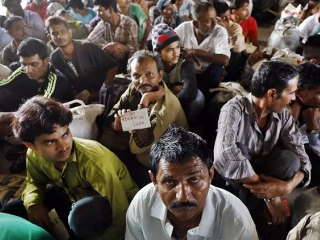 indian fishermen arrested by pakistan maritime security agency for illegally entering pakistani waters photo indian express indian fishermen arrested by pakistan maritime security agency for illegally entering pakistani waters photo indian express