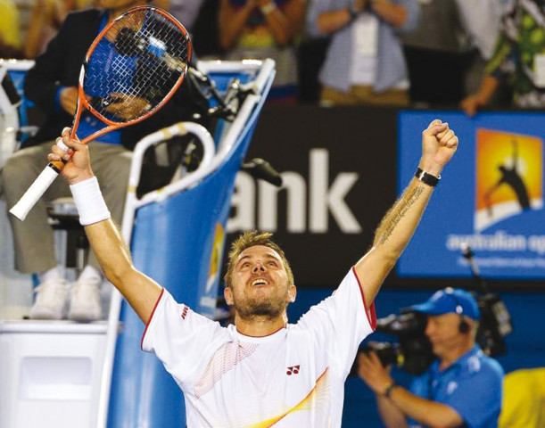 defending champion wawrinka is set up for a potential semi final clash with world number one djokovic who he defeated in the quarter finals last year photo afp defending champion wawrinka is set up for a potential semi final clash with world number one djokovic who he defeated in the quarter finals last year photo afp