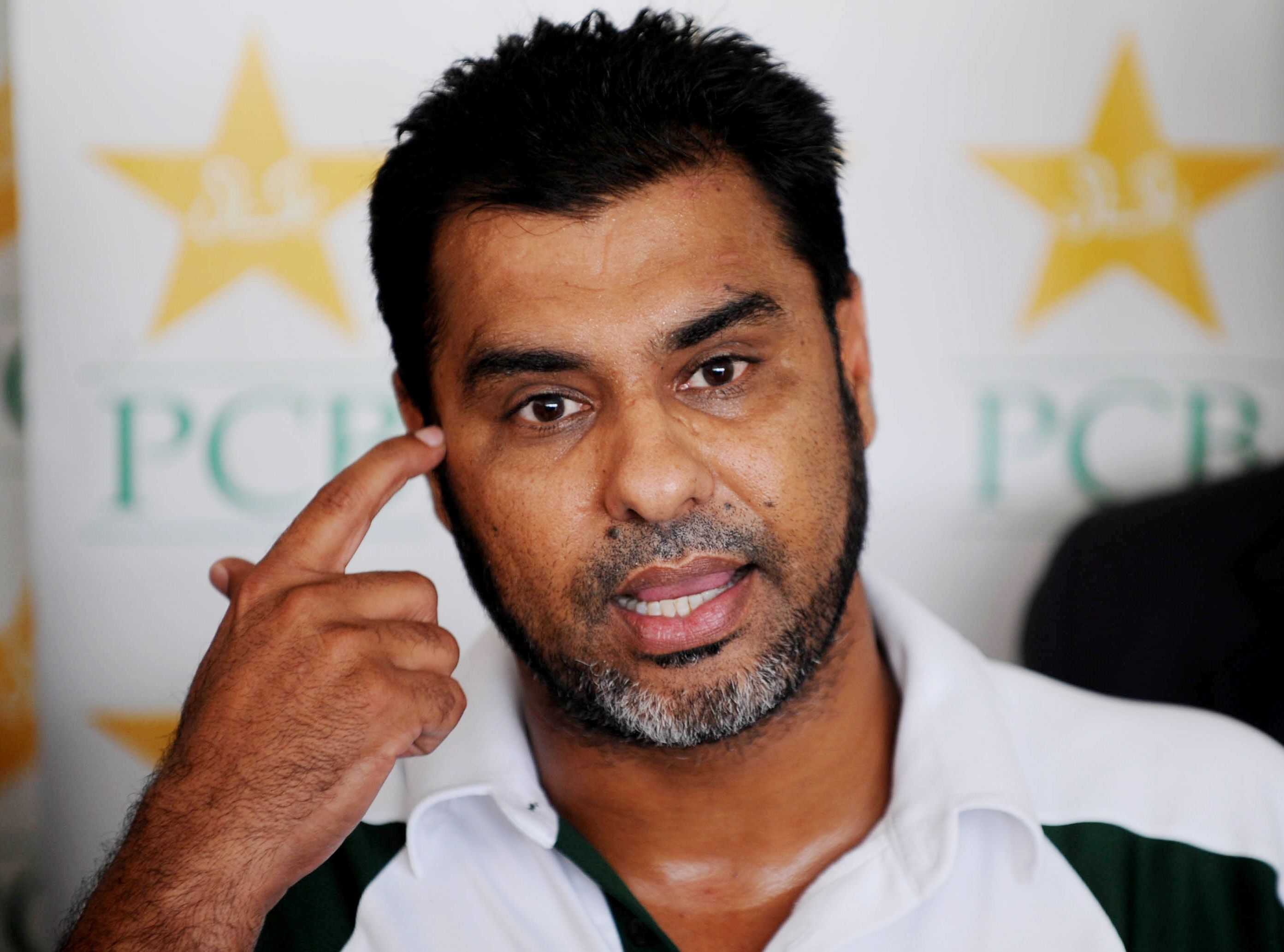 pakistani cricket team coach waqar younis photo afp