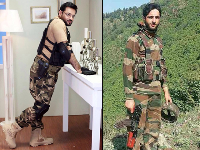 aamir liaquat as burhan wani is not only artistically insensible it s also quite disrespectful