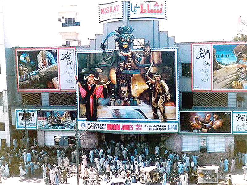 nishat in its initial years mostly showcased urdu films but during the 1970s it became the hub of popular english movies as well photos publicity