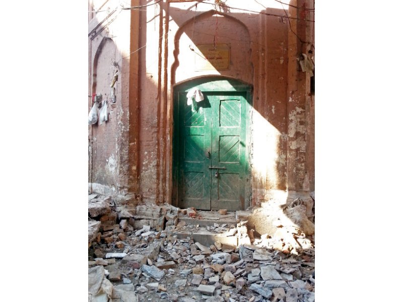 remains of the encroachments at the foot of ghanta ghar photo halima mansoor express