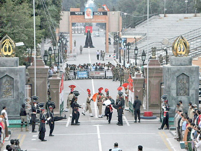 wagah border security measures dent pak india trade wagah border security measures dent pak india trade