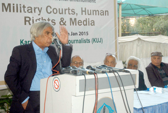 lawyer ali ahmad kurd said that courts were meant to provide justice but there was no system of appeal in military courts photo irfan ali express lawyer ali ahmad kurd said that courts were meant to provide justice but there was no system of appeal in military courts photo irfan ali express