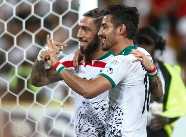ghoochannejhad nicknamed gucci headed the ball past keeper alireza haghighi after a scramble in the box to send the majority iranian crowd of more than 11 000 into raptures photo afp ghoochannejhad nicknamed gucci headed the ball past keeper alireza haghighi after a scramble in the box to send the majority iranian crowd of more than 11 000 into raptures photo afp