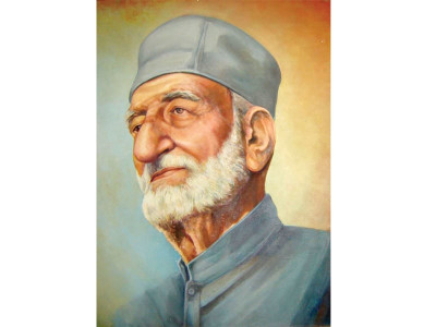 in memory celebrating the life of bacha khan on his 27th death anniversary
