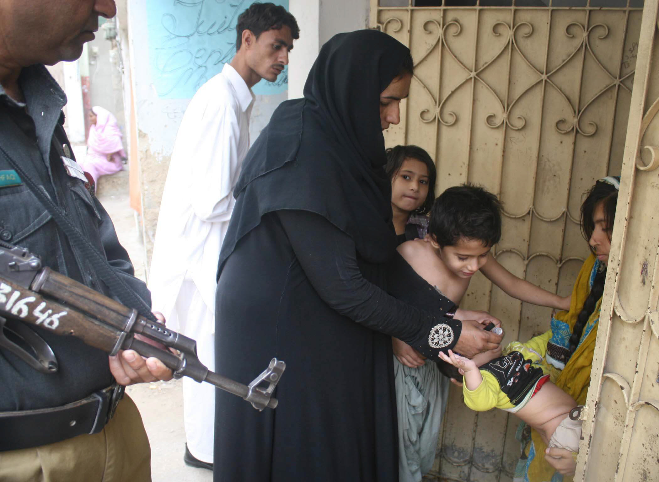 quot at least one policeman is required to escort one polio team so the number of policemen they have provided is insufficient quot cda director health services dr hassan urooj photo mohammad saqib express