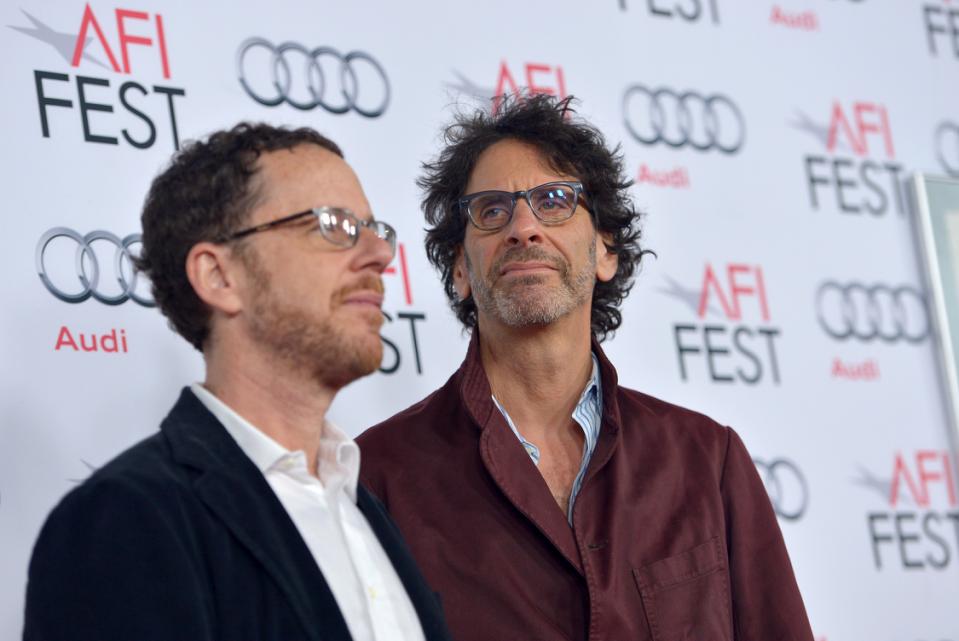 directors ethan coen l and joel coen seen here on november 14 2013 will preside over the 2015 cannes jury in may photo afp