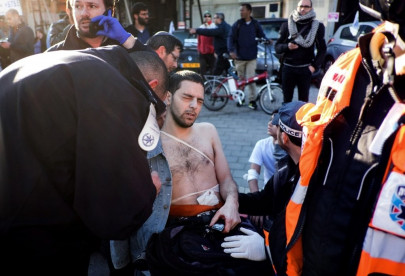 12 wounded in palestinian knife attack on tel aviv bus