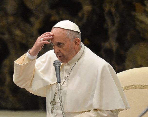 pope francis leaves at the end of his weekly general audience at the aula paolo vi hall at the vatican on january 21 2015 photo afp pope francis leaves at the end of his weekly general audience at the aula paolo vi hall at the vatican on january 21 2015 photo afp