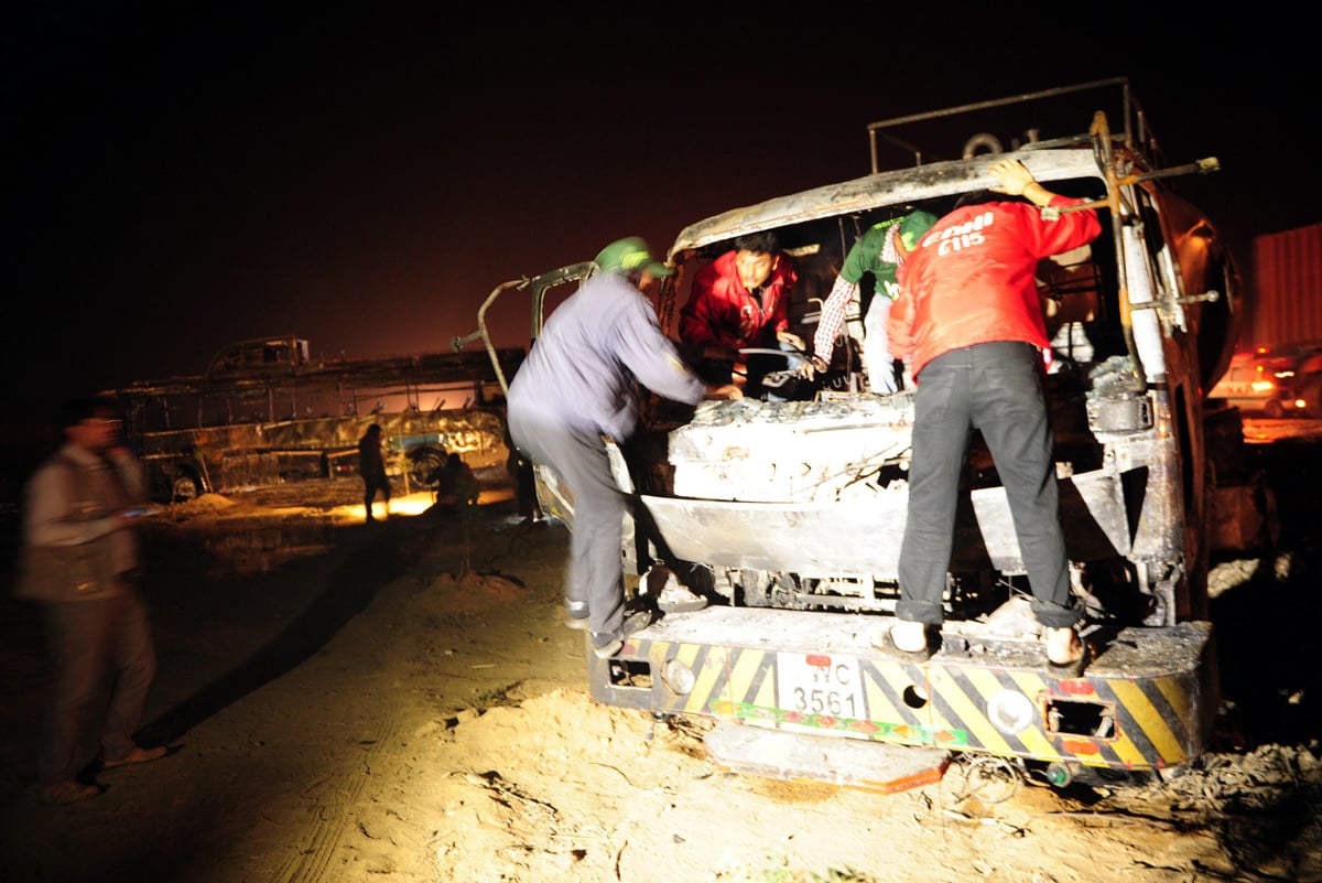 authorities point fingers at each other as traffic accidents rise on link roads and bypasses photo afp