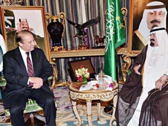 prime minister nawaz sharif and saudi king abdullah bin abdul aziz photo pid gov pk