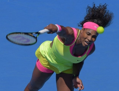australian open serena picks up steam after sluggish start